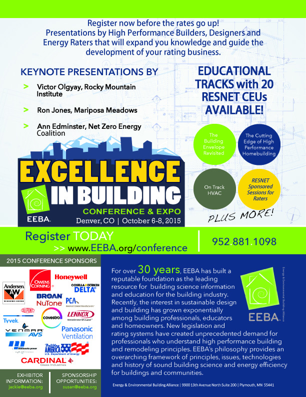 EEBA Excellence in Building Conference & Expo